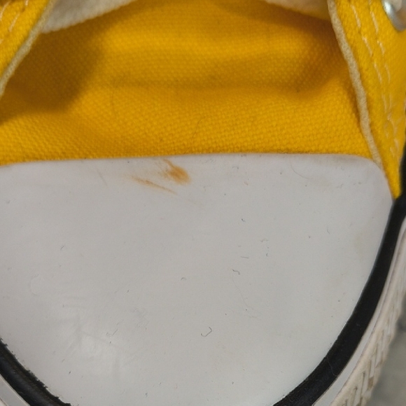 Converse All Star Yellow High-Top Sneakers , Women's 11.5 , Mens 9.5 - Picture 10 of 10